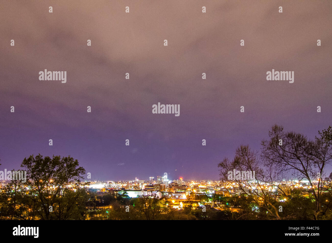 Birmingham Alabama skyline serale Foto Stock