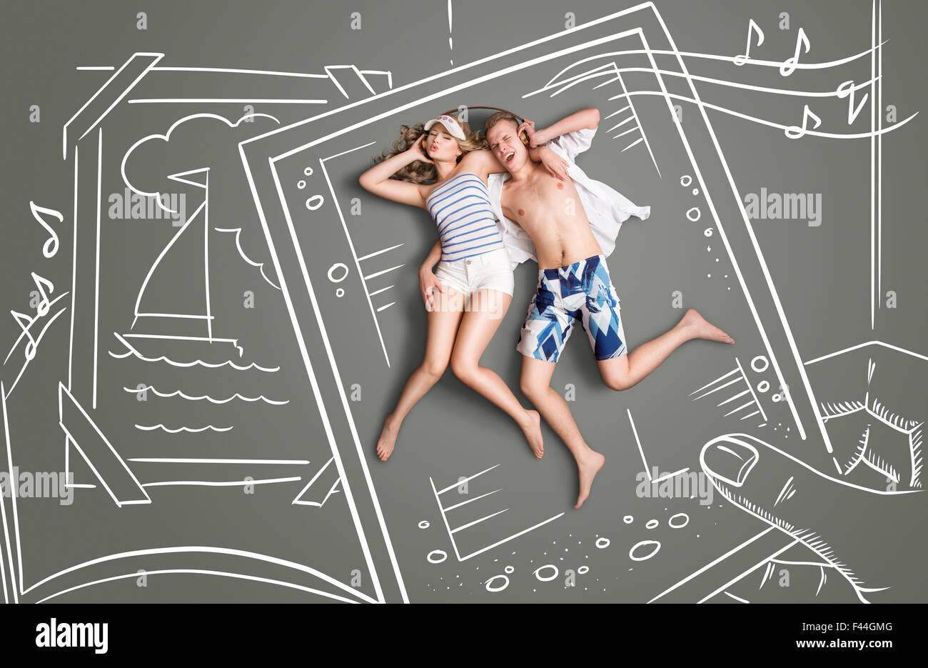 Vivace ricordi. Foto Stock