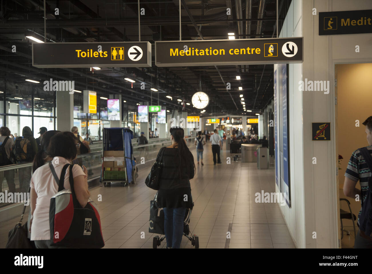 Schiphol International Airport ha un centro di meditazione per i viaggiatori. Amsterdam, NL Foto Stock