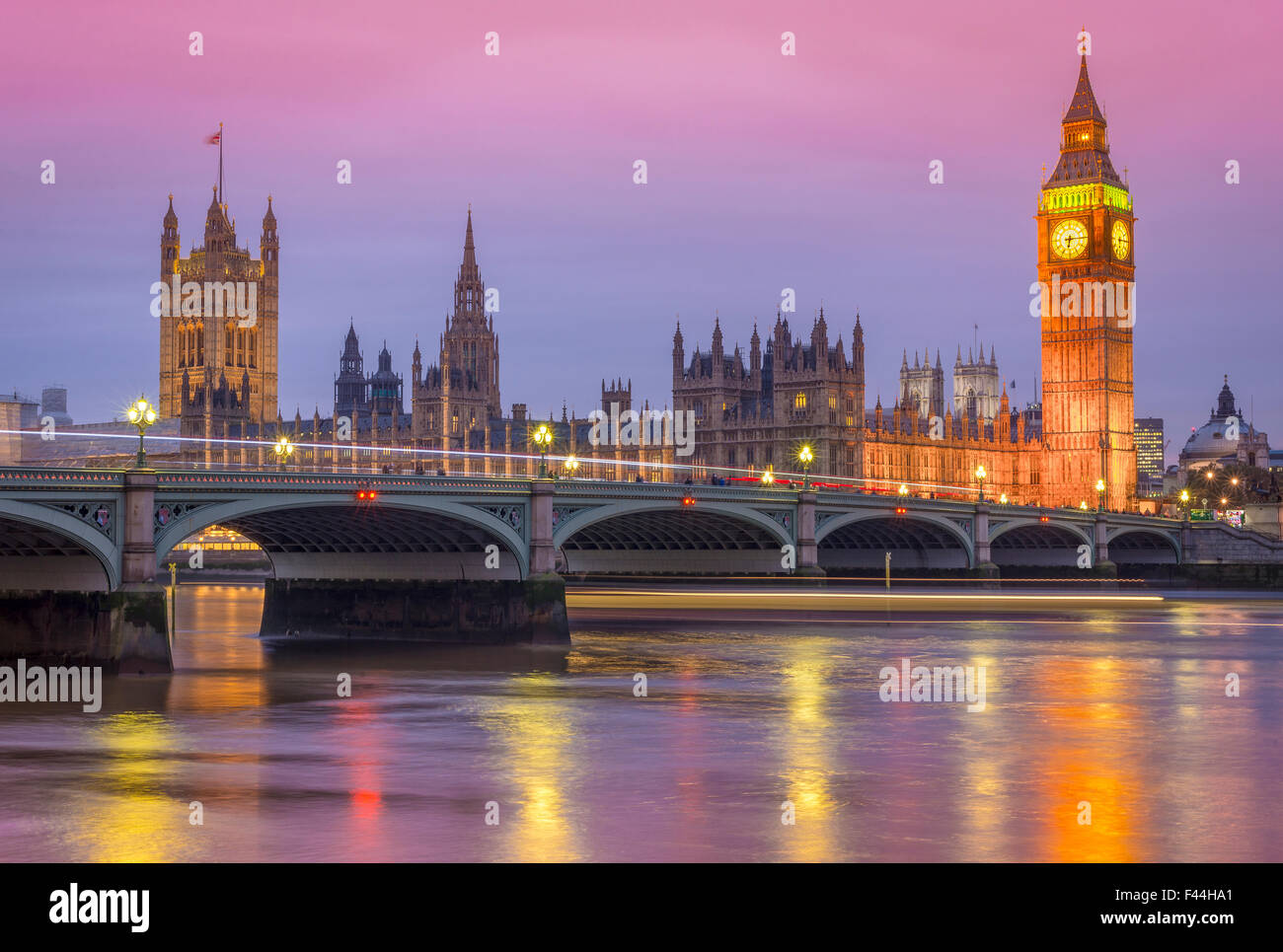 BigBen, Londra, Inghilterra Foto Stock