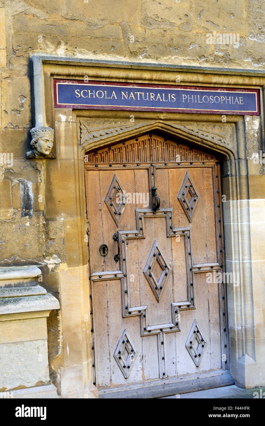 Porta all'apprendimento biblioteca Bodleian Library Foto Stock