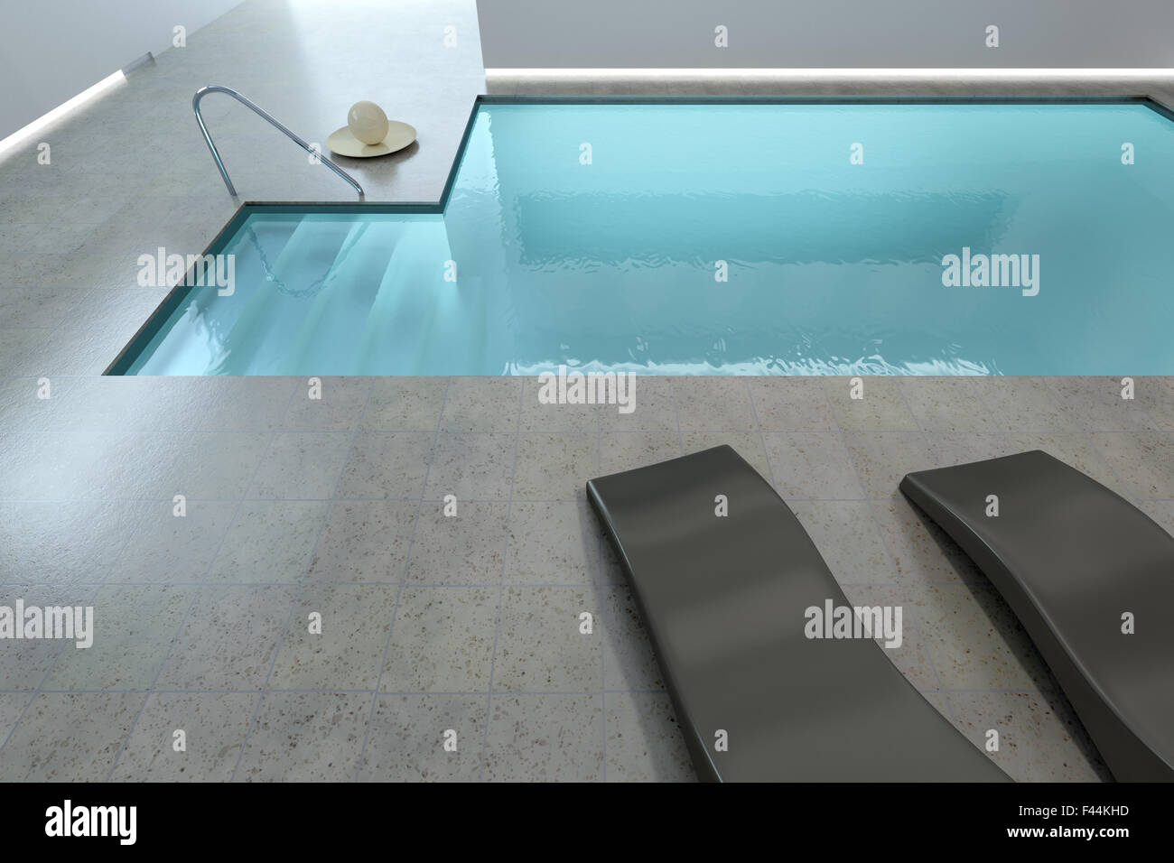 piscina coperta Foto Stock