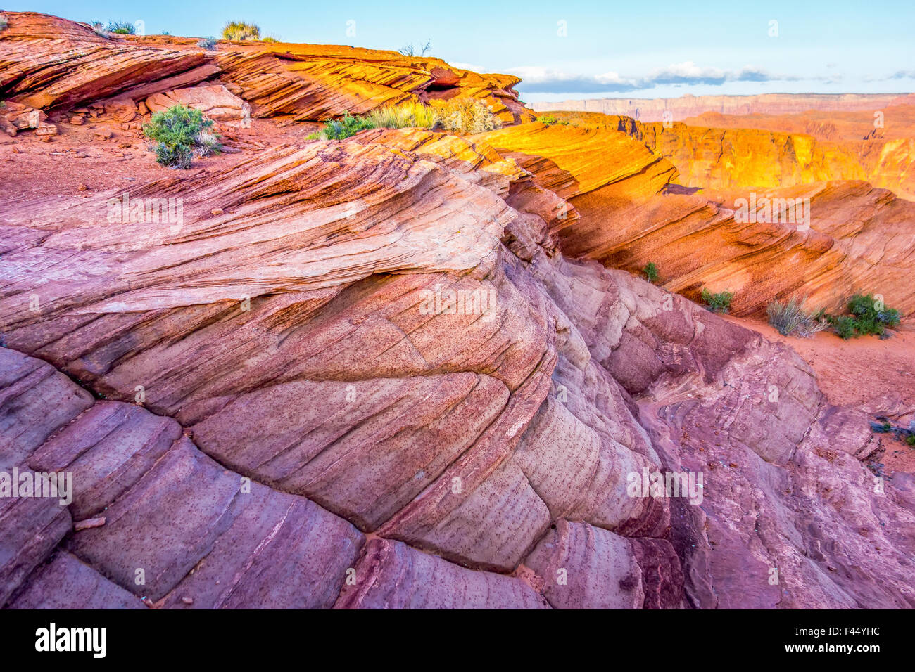 Paesaggi al Grand Canyon Arizona Foto Stock