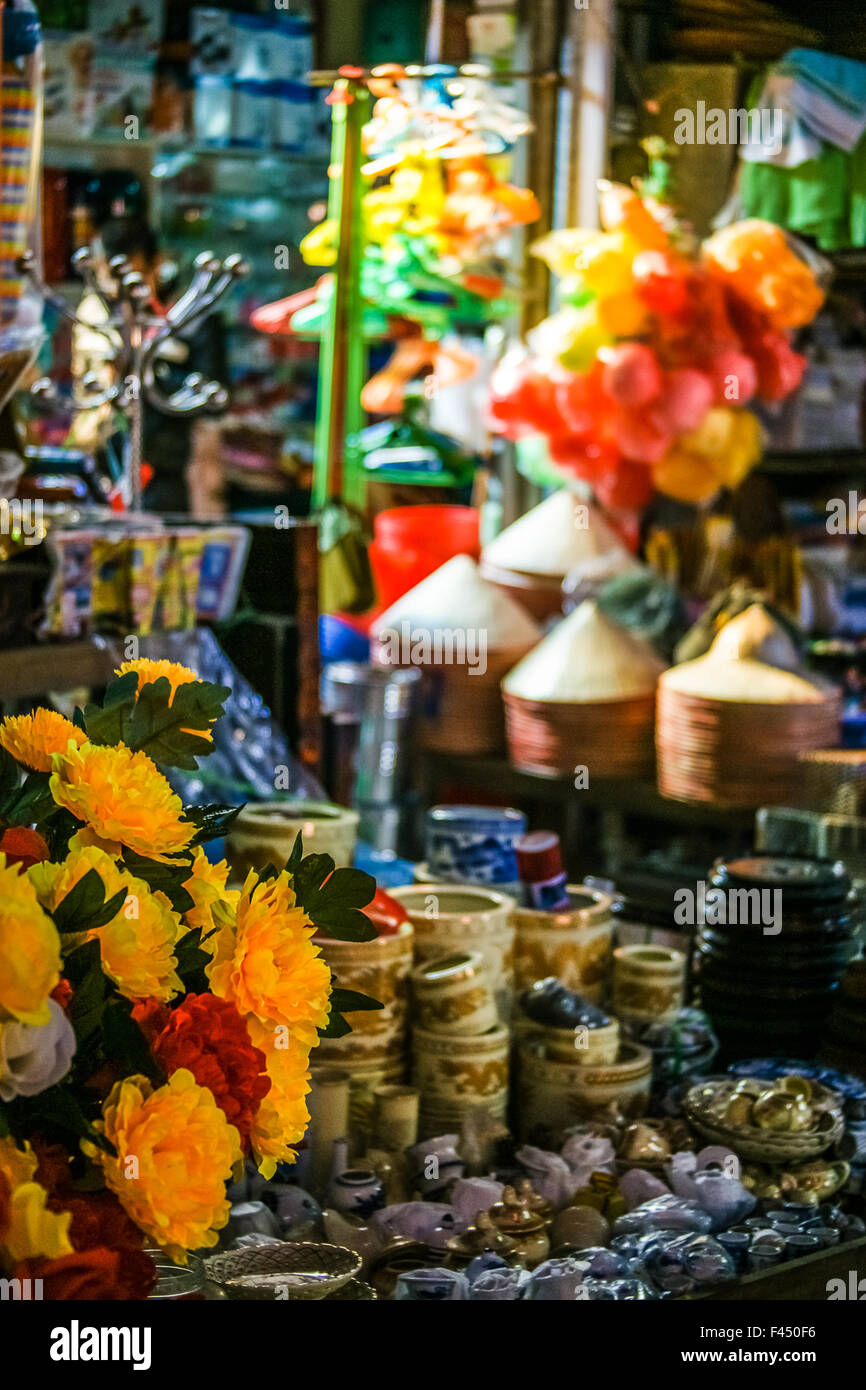 Mercato in Vietnam Foto Stock