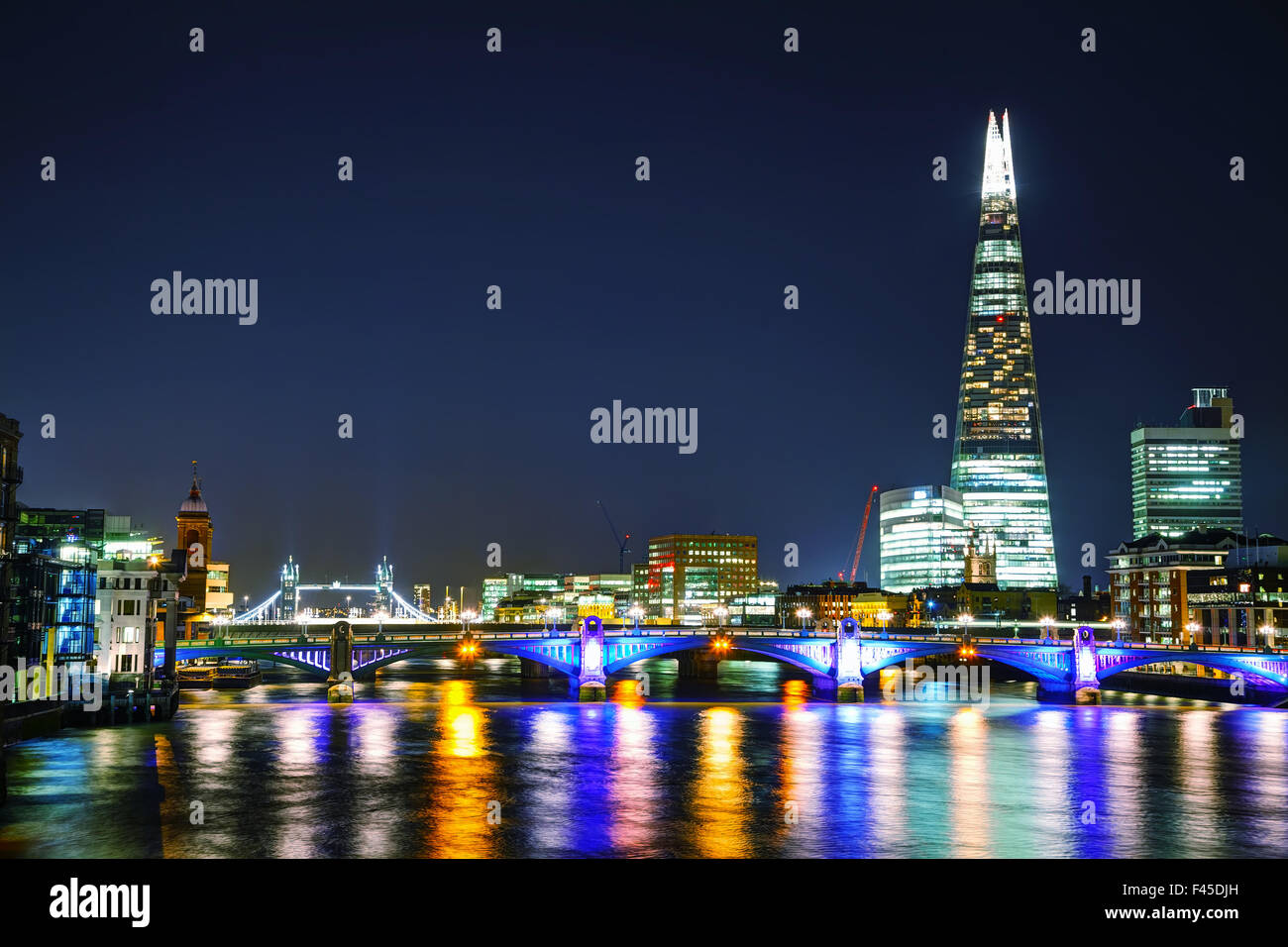 Il distretto finanziario della City di Londra Foto Stock