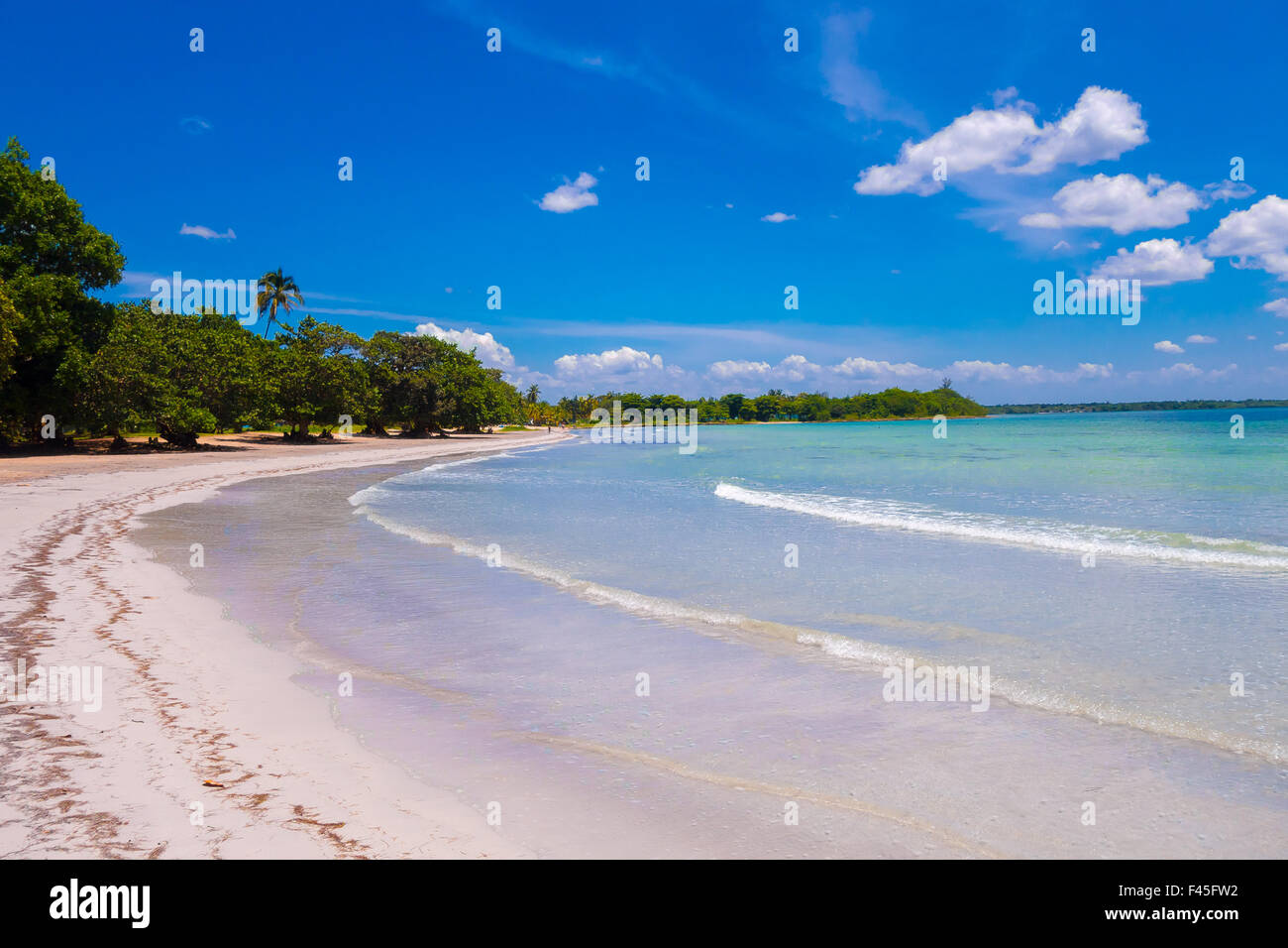 Baia dei maiali, Playa Giron nella costa meridionale di Cuba Foto Stock