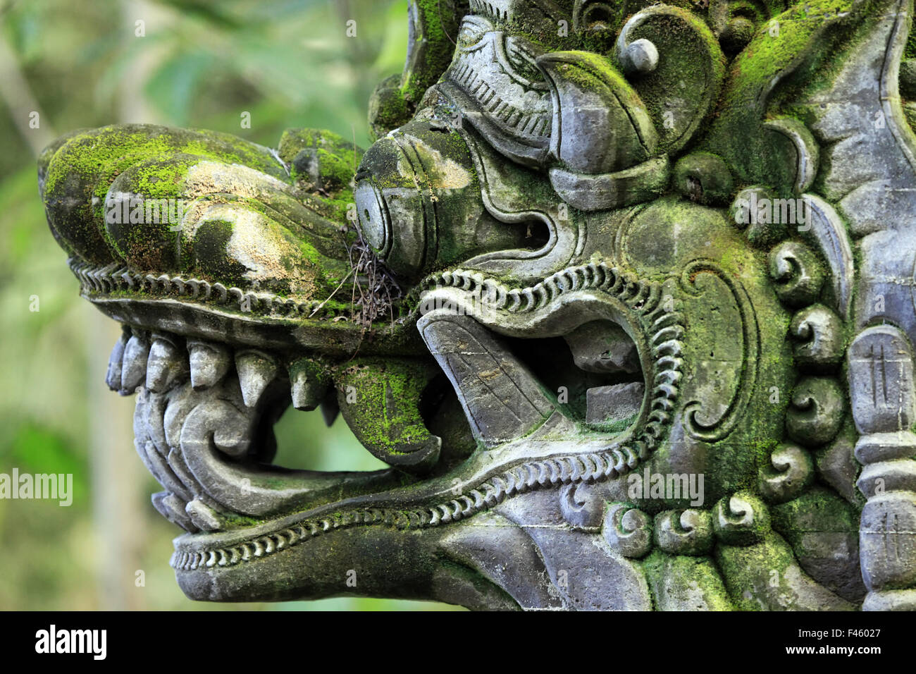 Balinese statua di pietra Foto Stock