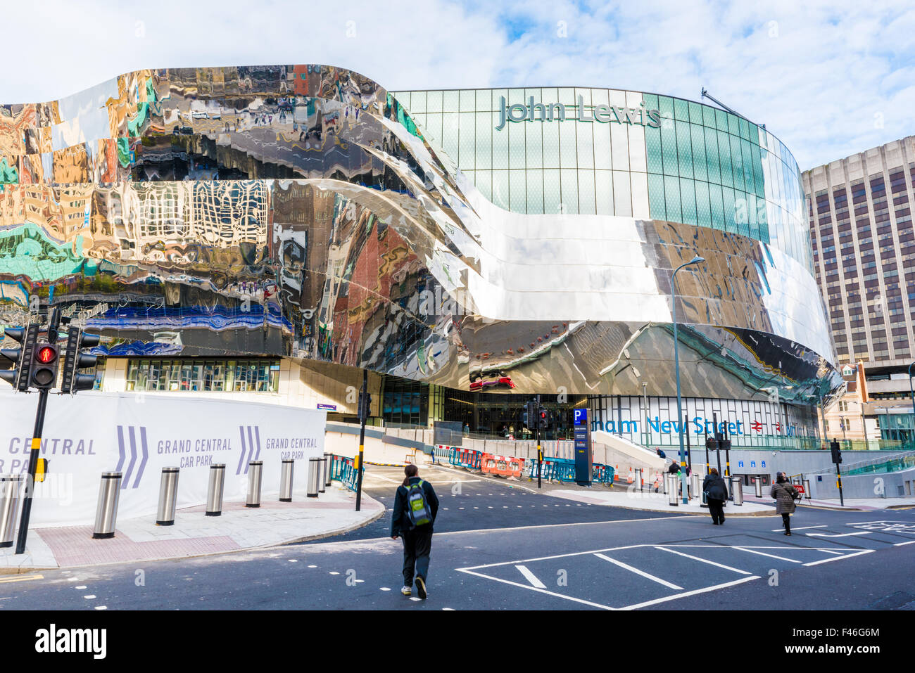 John Lewis Store sopra New Street Station di Birmingham City west midlands, Regno Unito Foto Stock