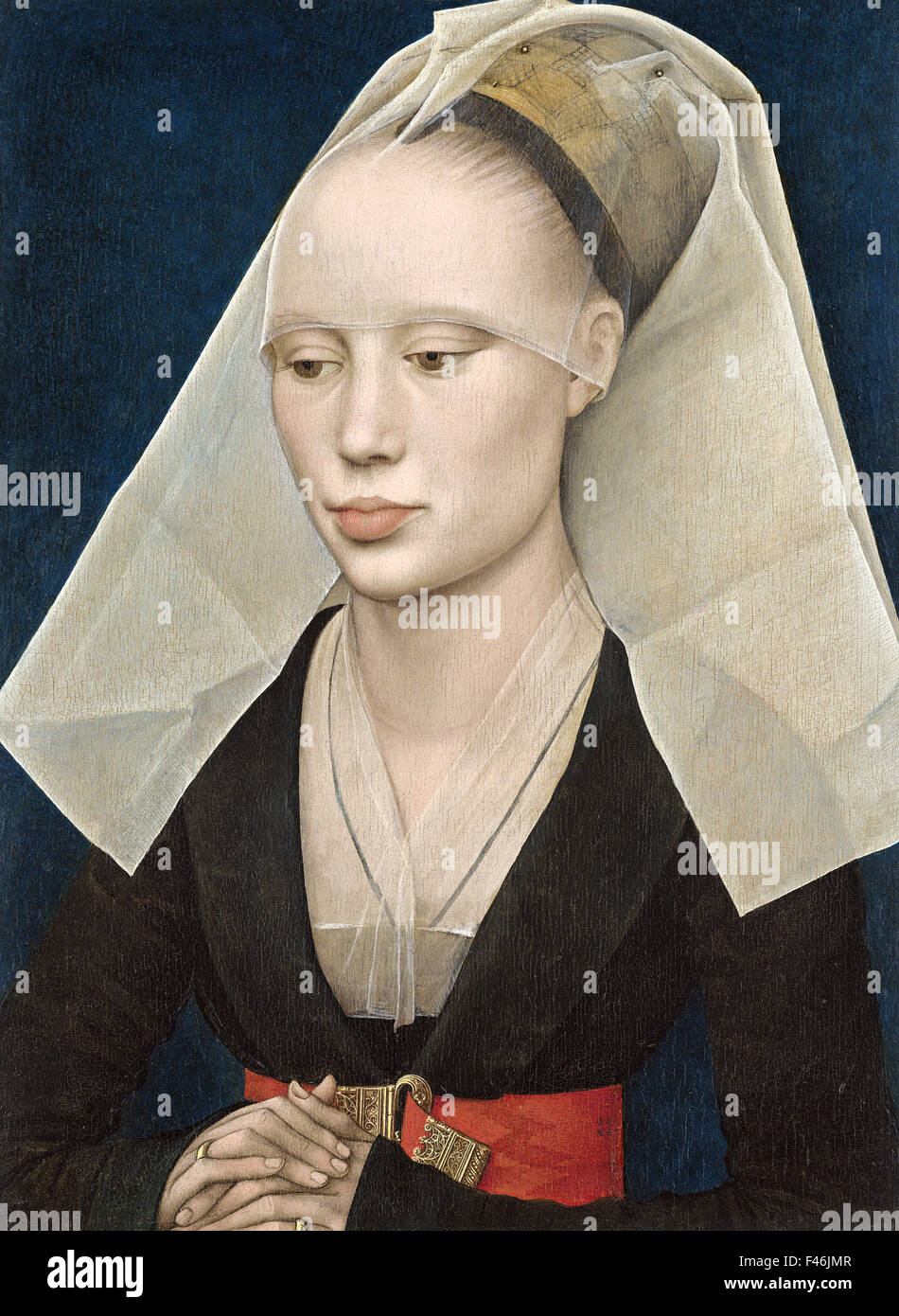 Rogier van der Weyden - Ritratto di Signora Foto Stock