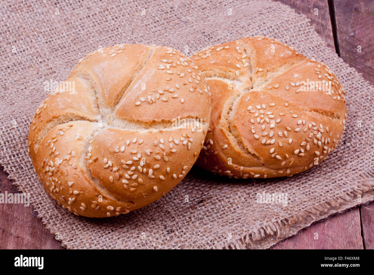 Kaiser roll pane Foto Stock