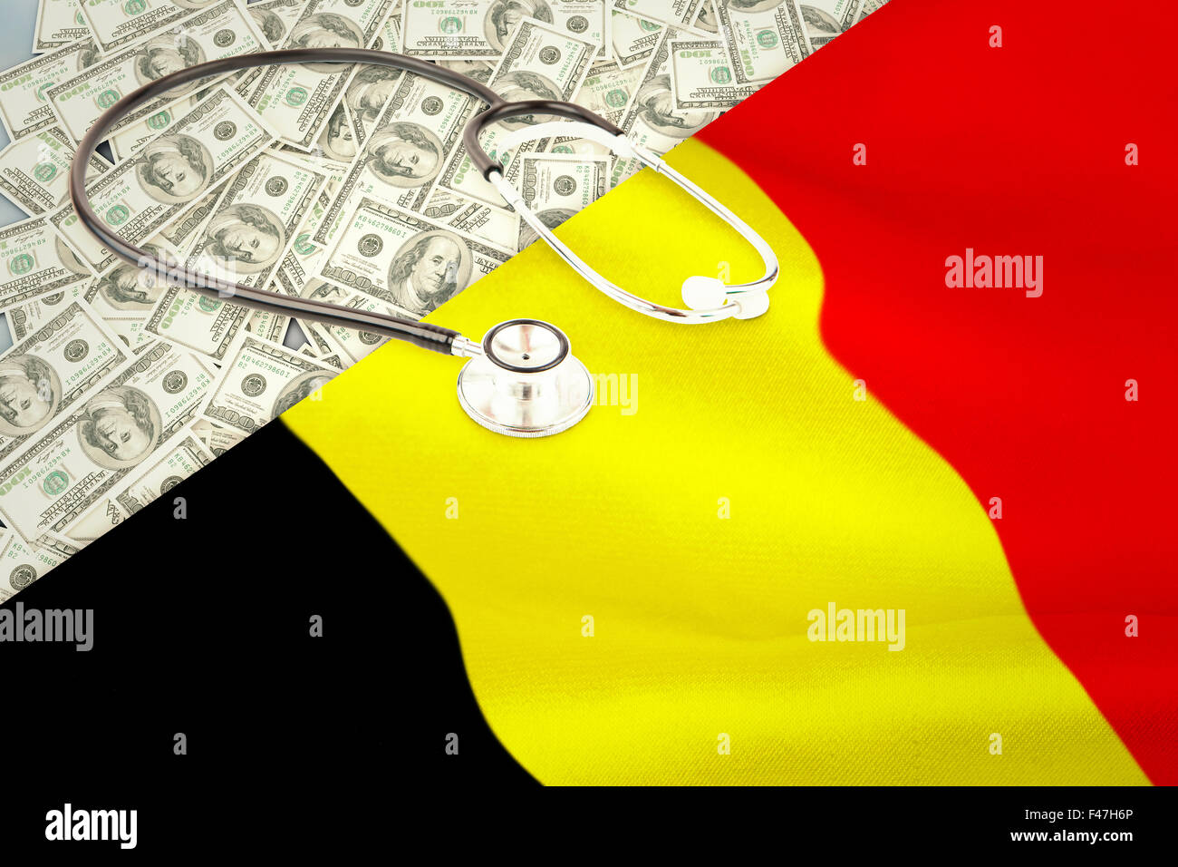 Immagine composita di stetoscopio Foto Stock