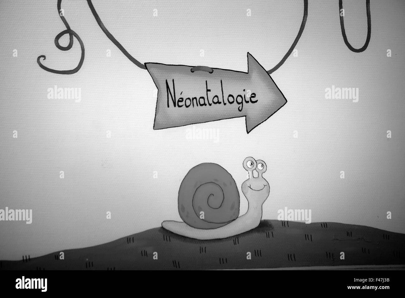 NEONATOLOGIA Foto Stock