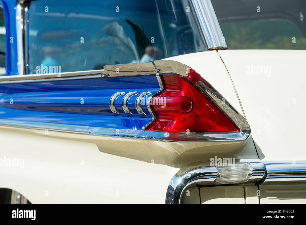1959 Mercury Station Wagon. luce di posizione posteriore Classic American car Foto Stock