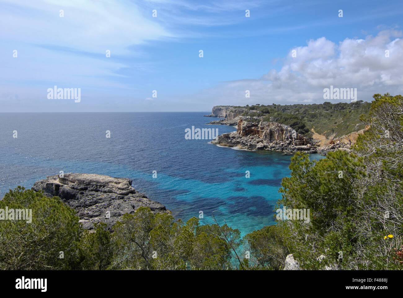 Costa Mallorca Foto Stock