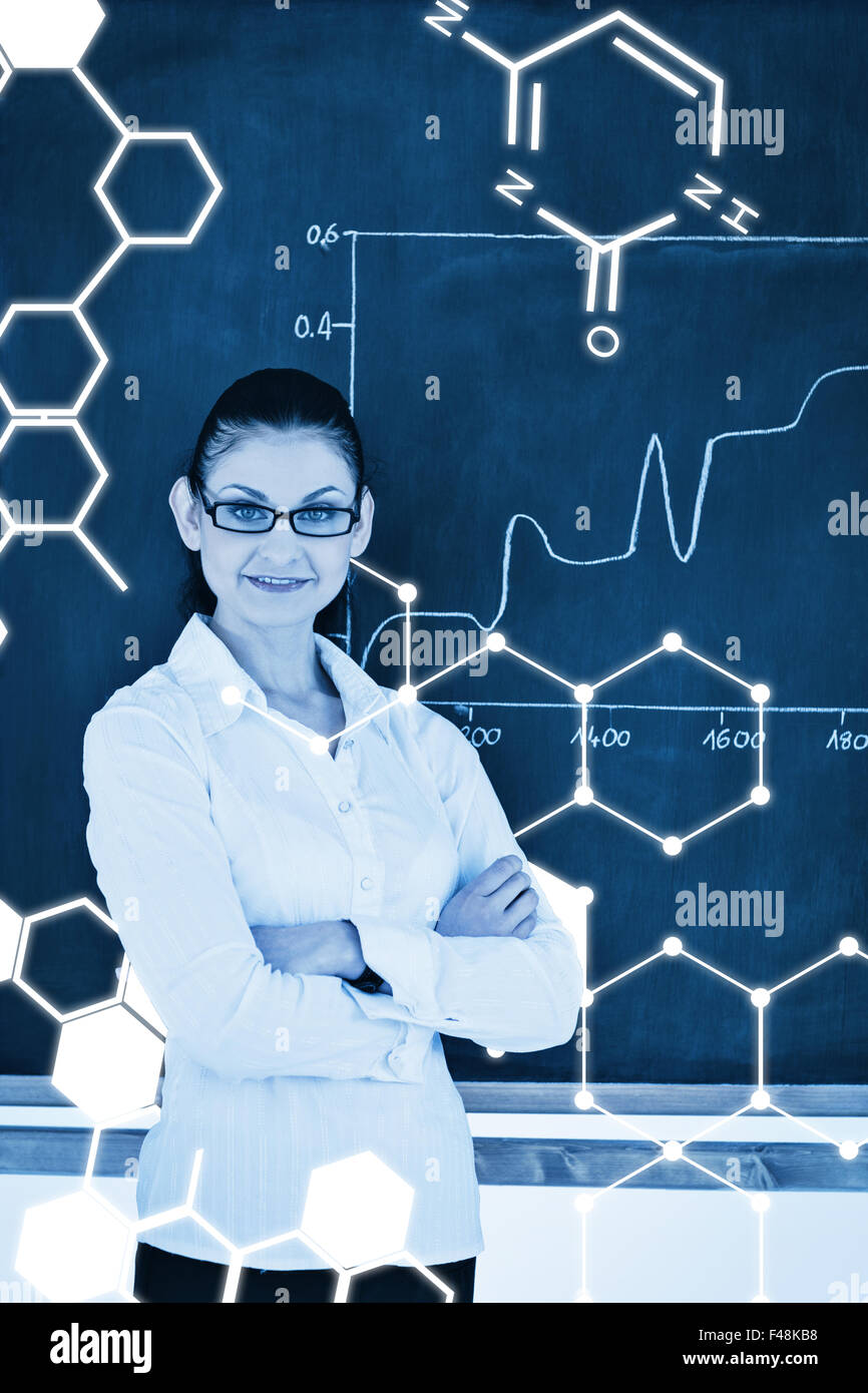 Immagine composita della scienza graphic Foto Stock