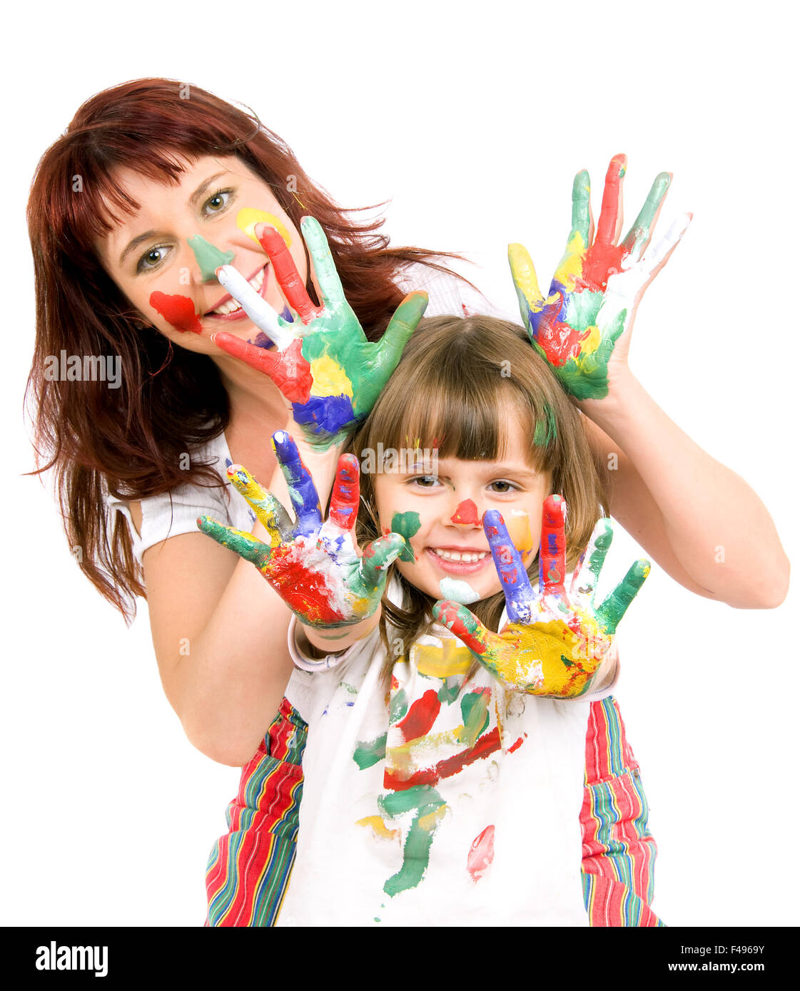 Madre e figlia Foto Stock