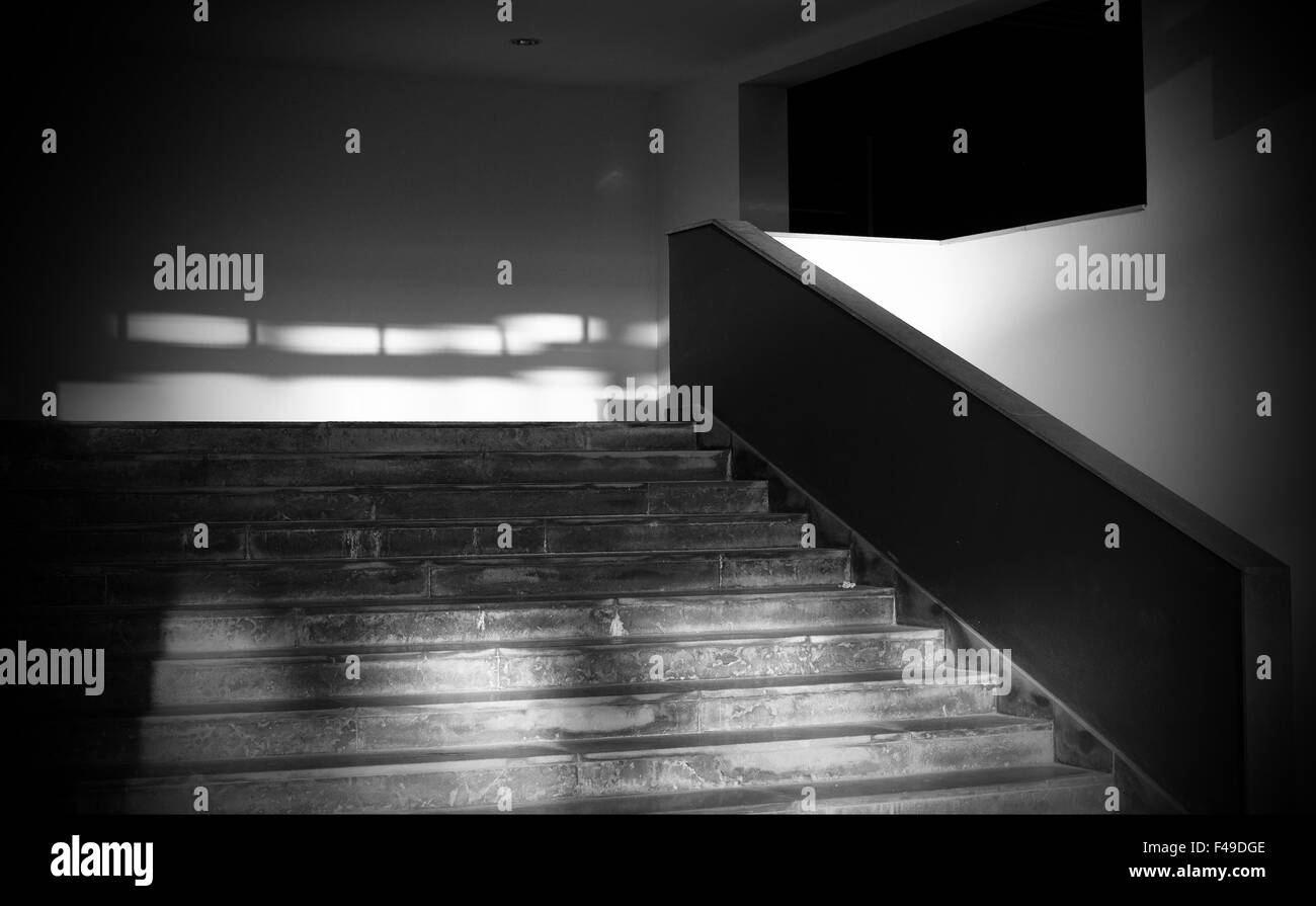 Dettaglio di un edificio residenziale di ingresso Foto Stock