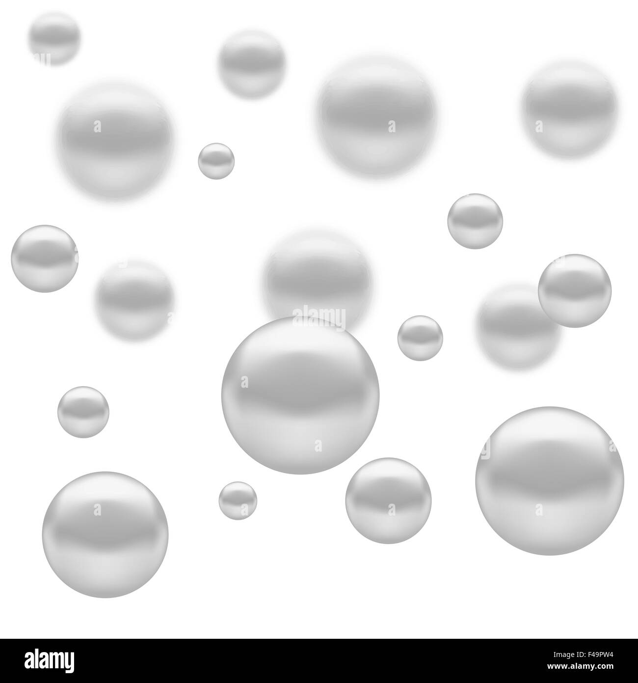 Set di molecole sfere Foto Stock