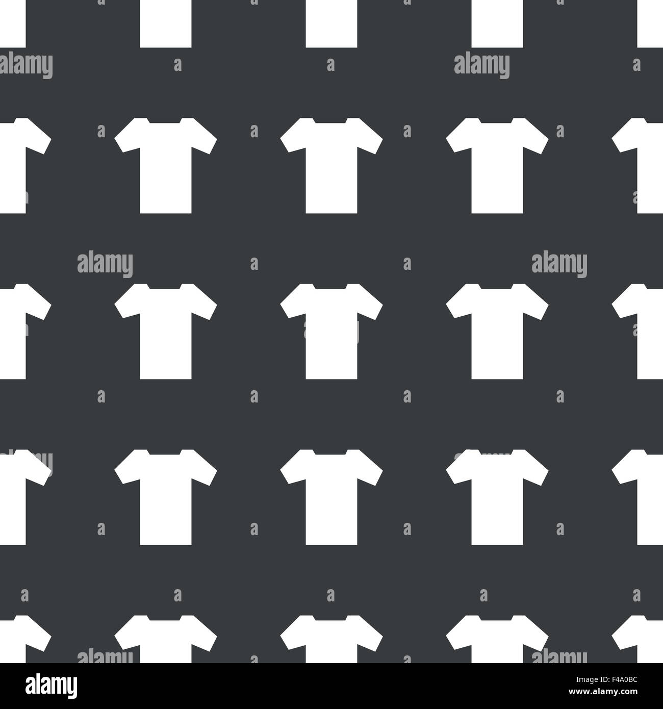 Dritto nero T-shirt pattern Foto Stock