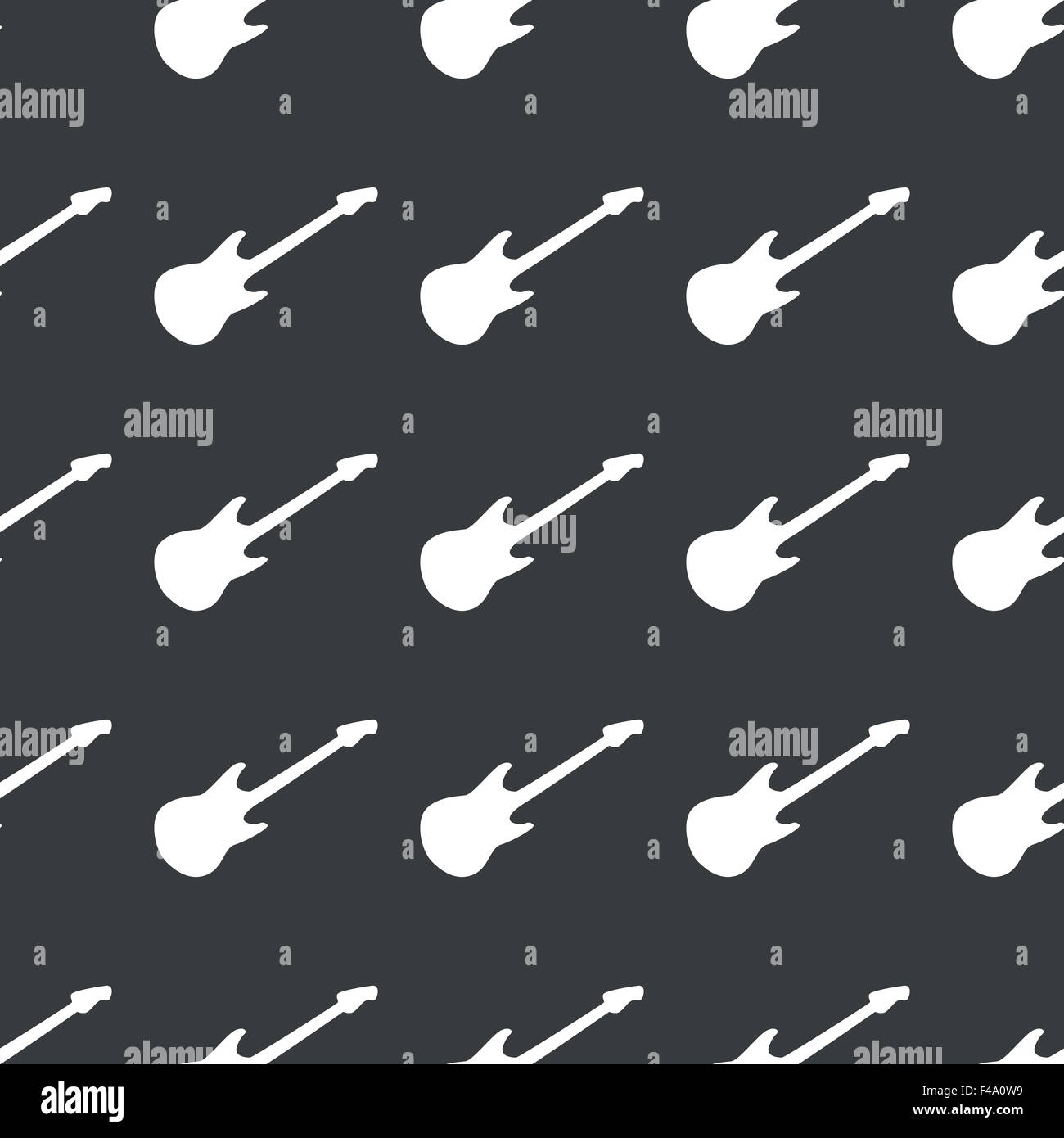 Dritto nero modello di chitarra Foto Stock