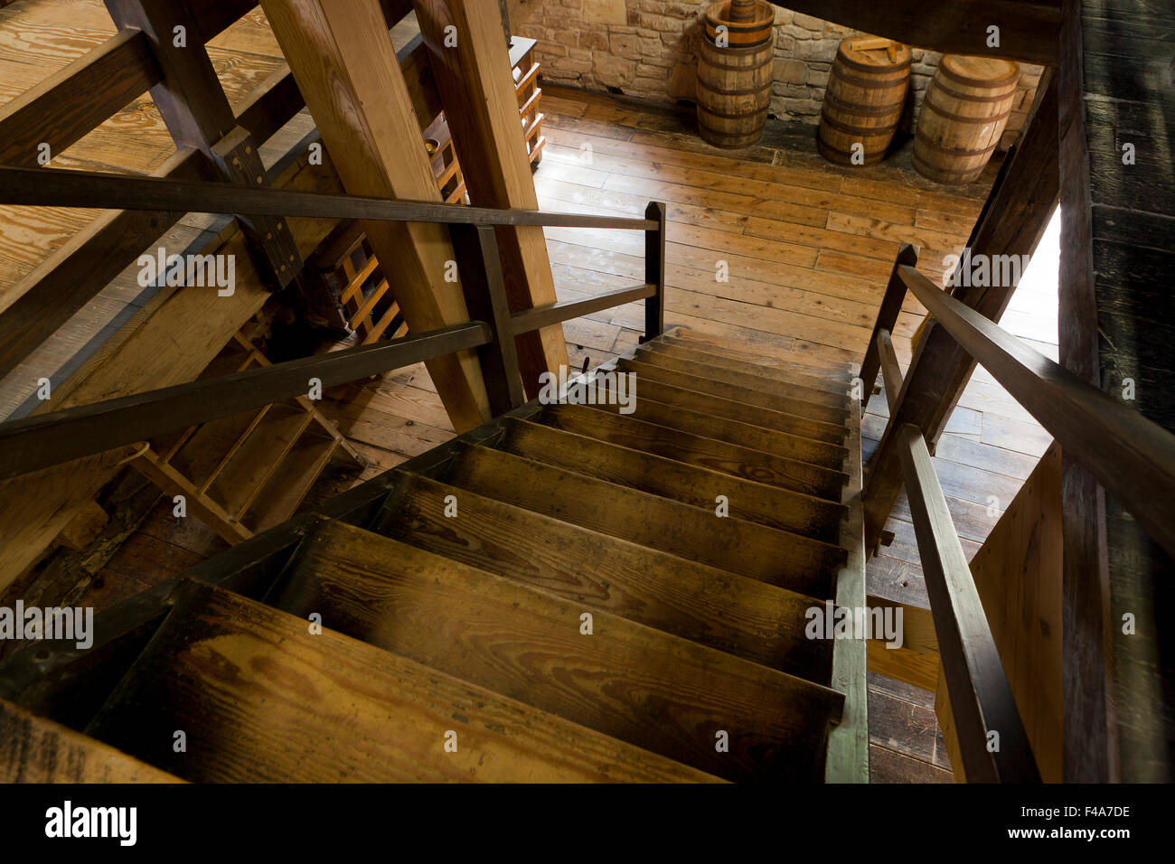 George Washington Gristmill - Alexandria, Virginia, Stati Uniti d'America Foto Stock