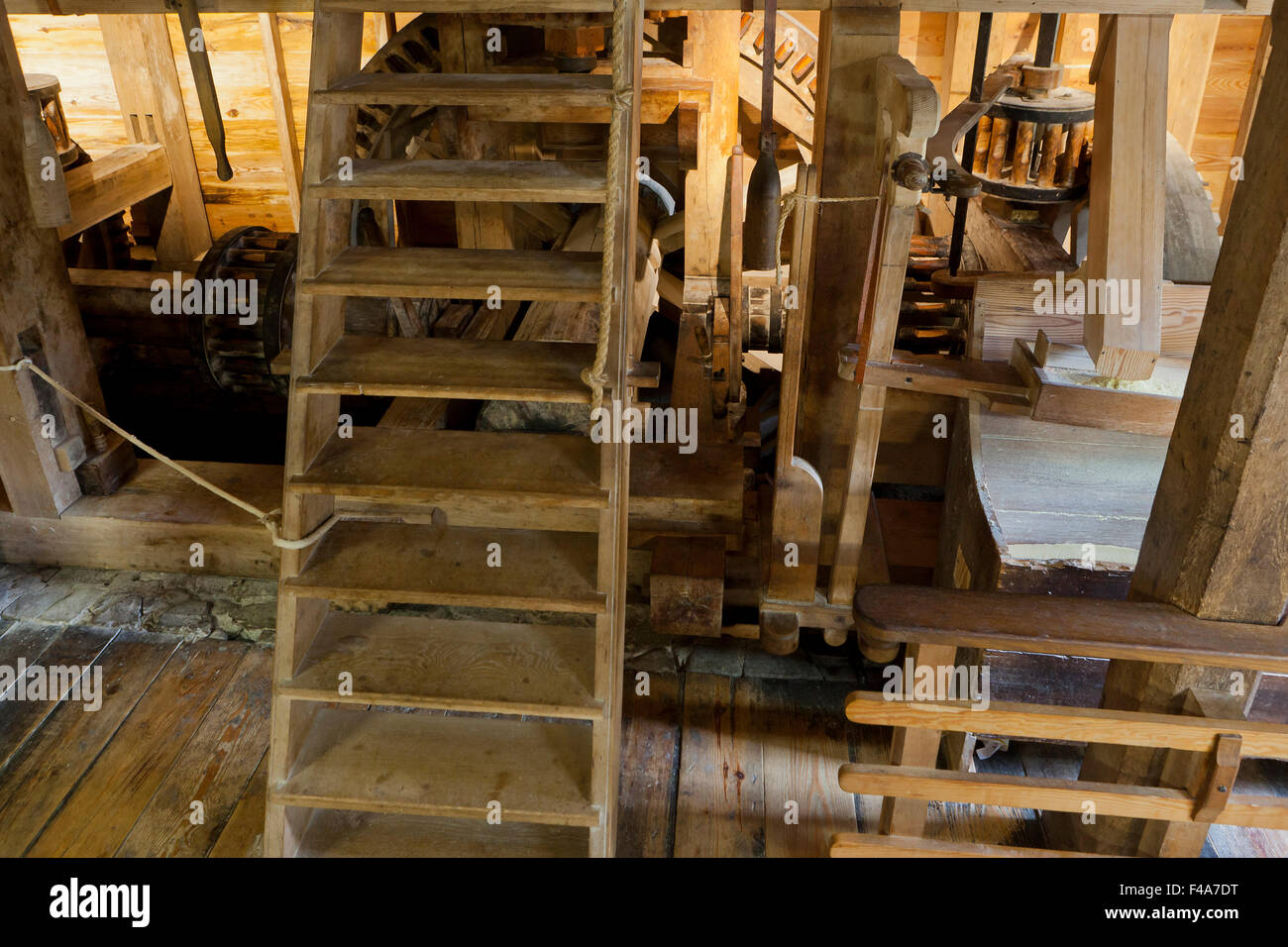 George Washington Gristmill - Alexandria, Virginia, Stati Uniti d'America Foto Stock