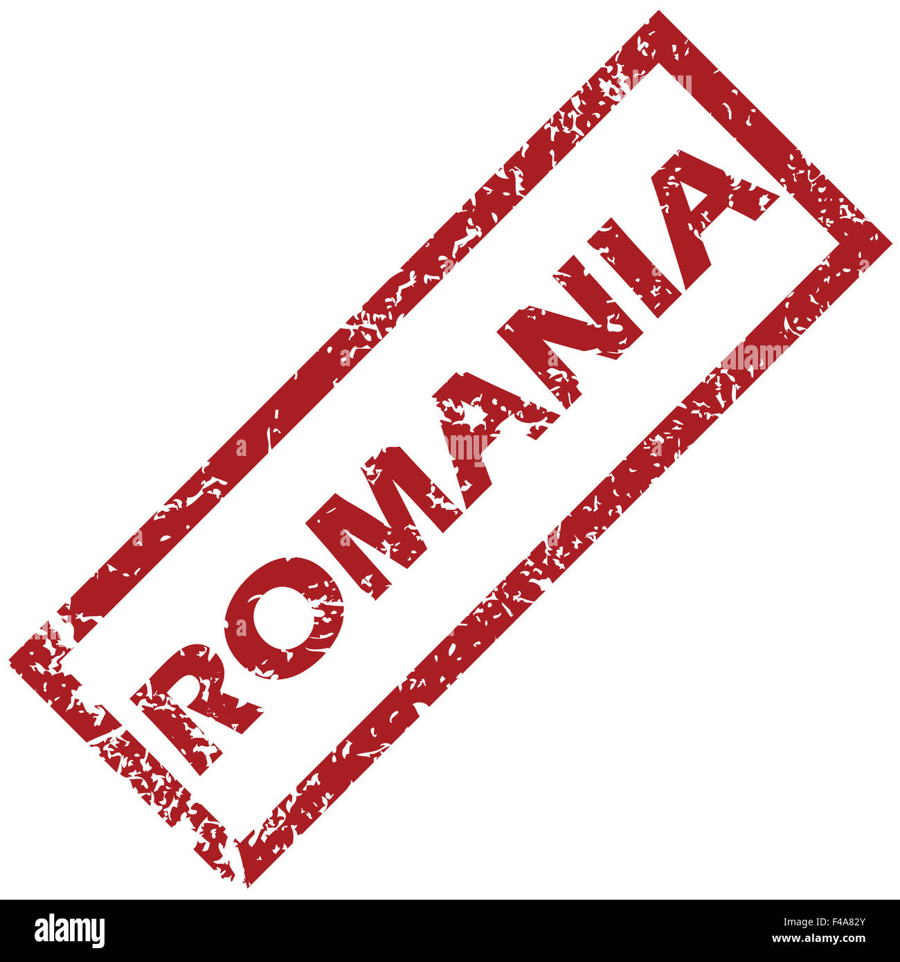 Romania nuova timbro di gomma Foto Stock