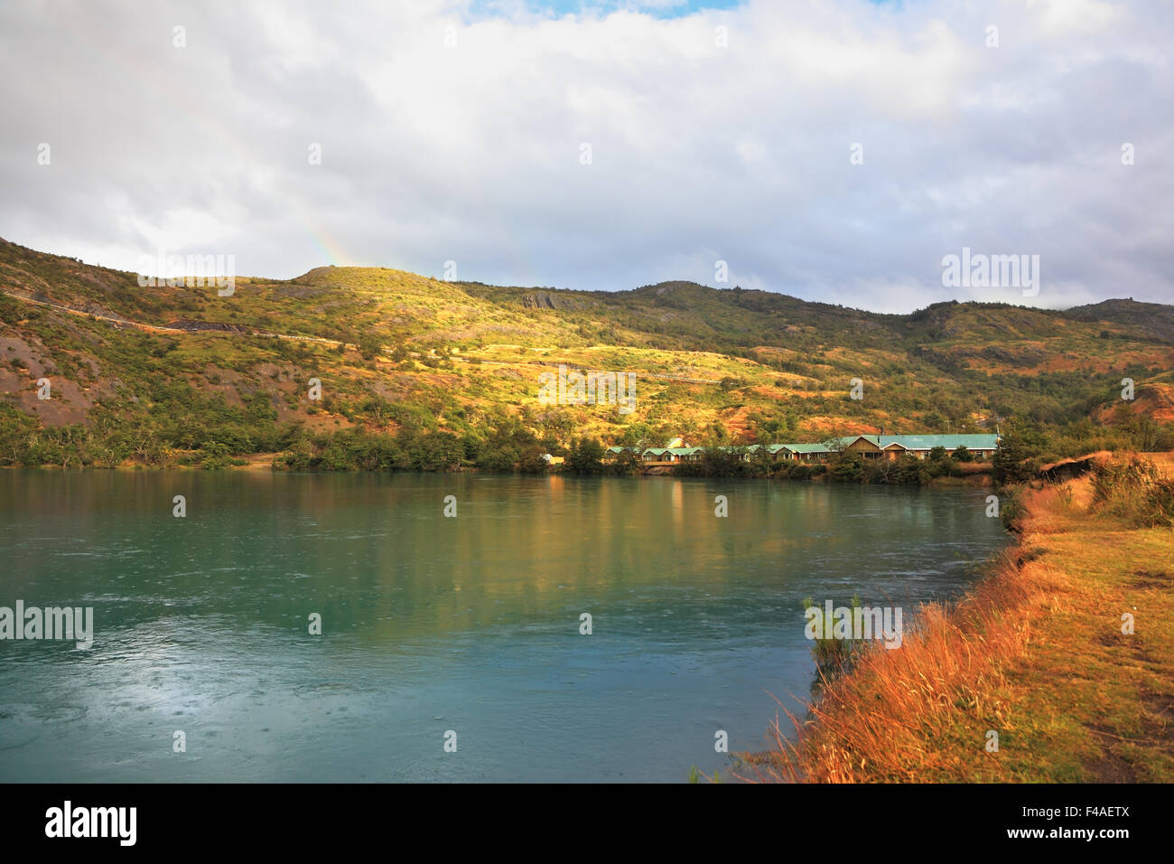 Le curve del fiume Foto Stock