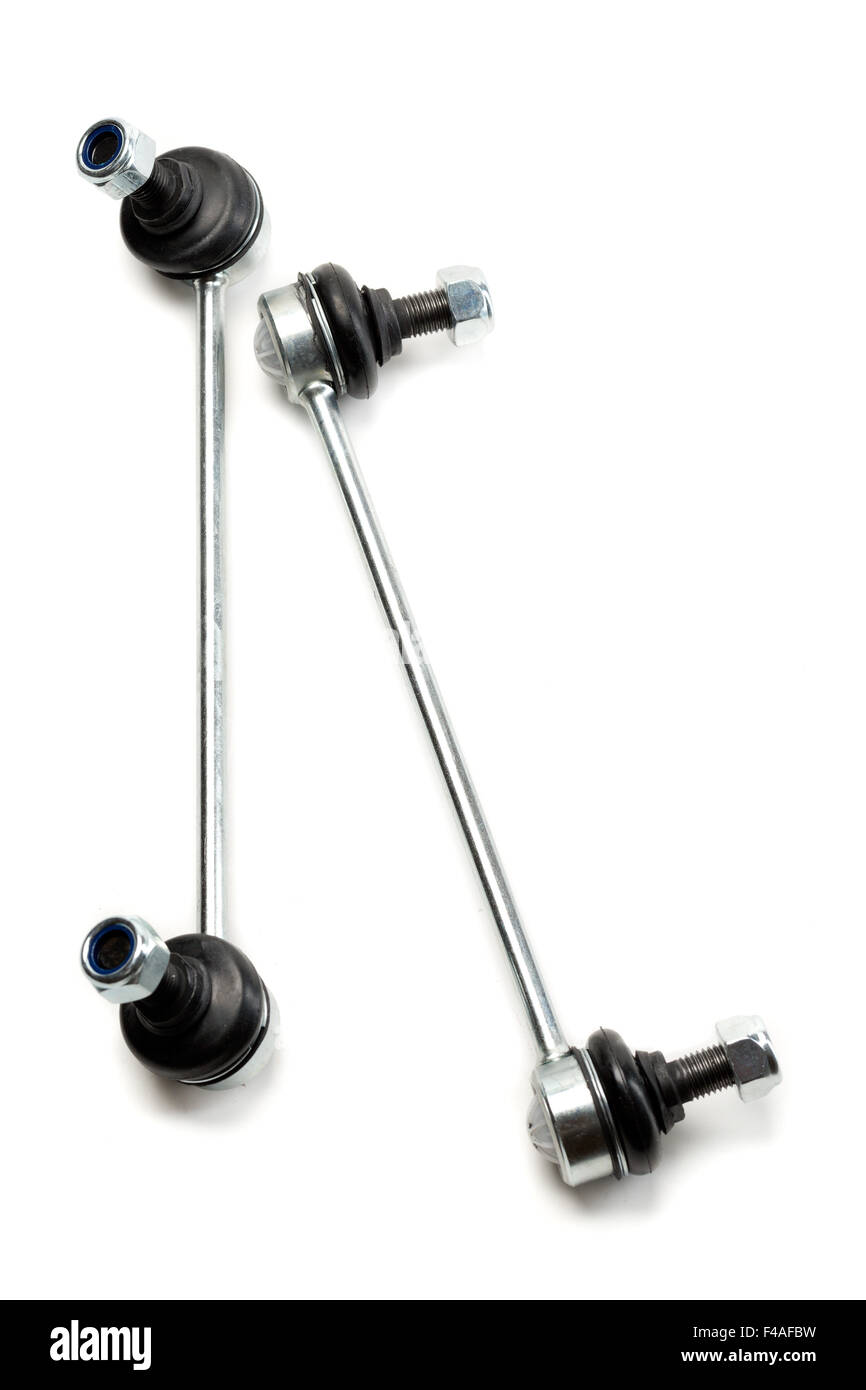 In acciaio a due bracci di sospensione del veicolo. Foto Stock
