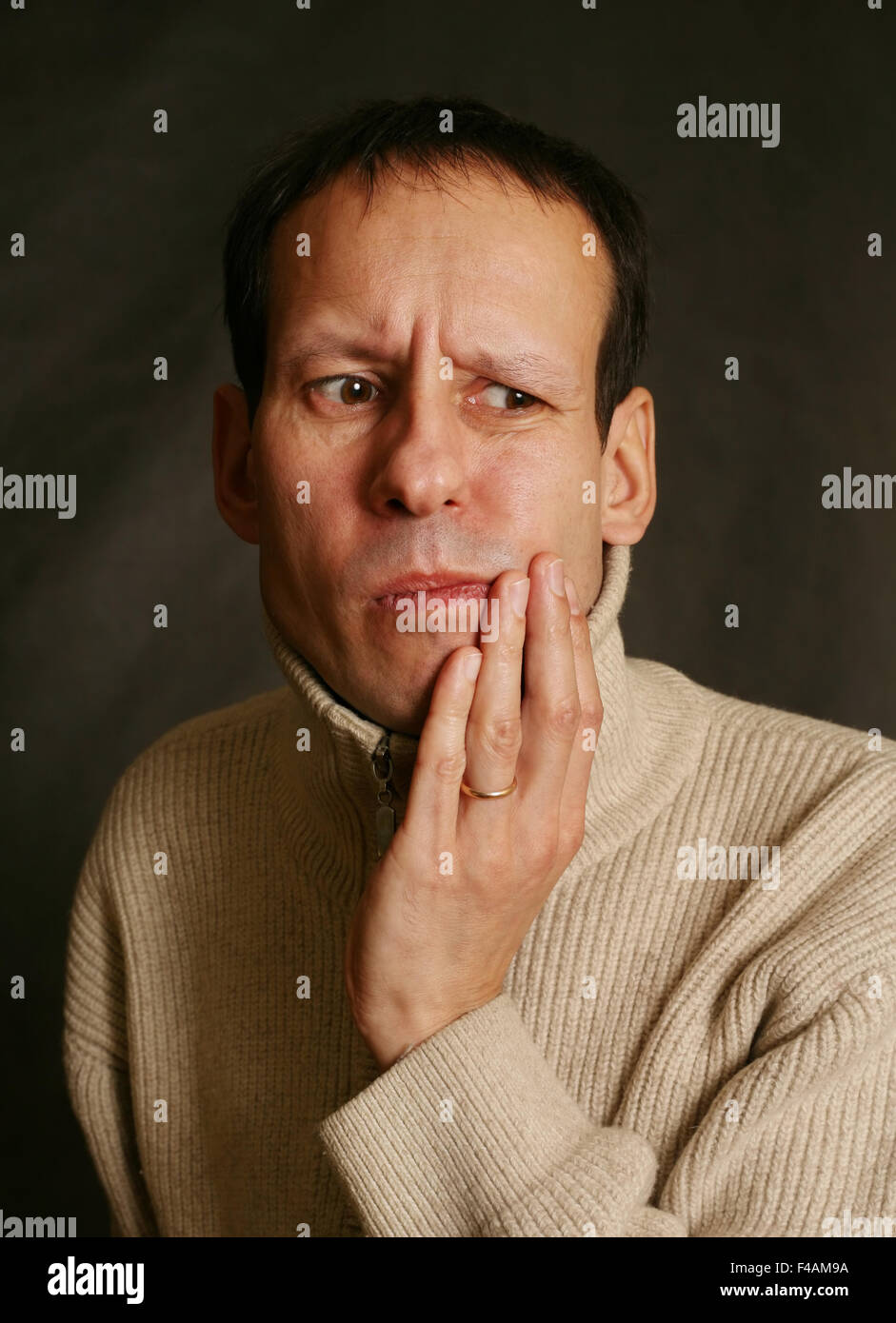 Mal di denti Foto Stock