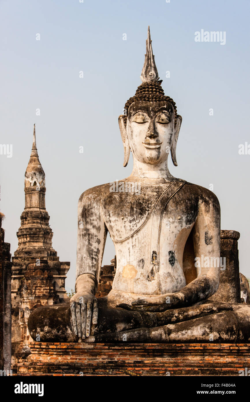 Il Buddha in Sukhothai, Thailandia Foto Stock