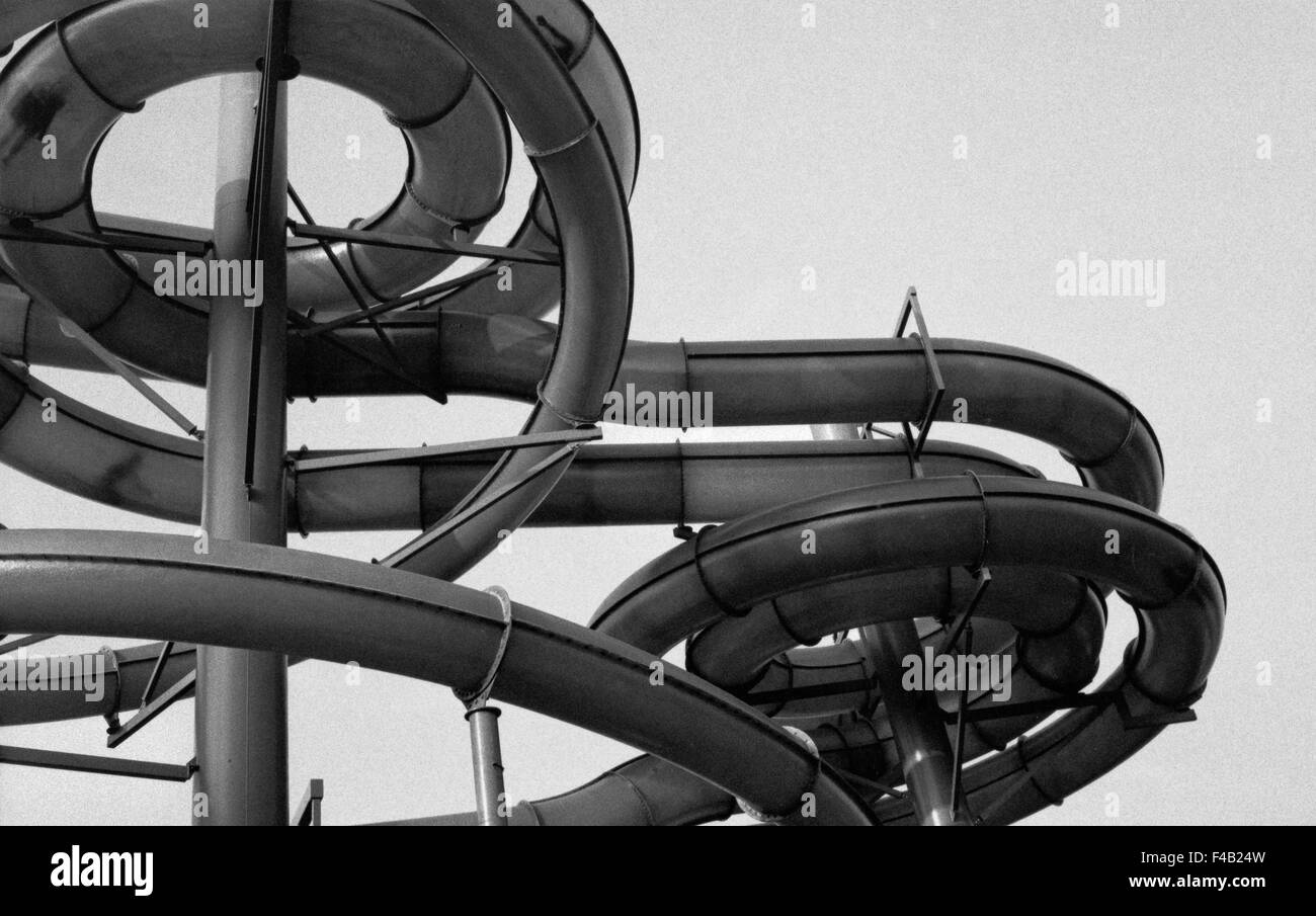 Scivolo d'acqua. Foto Stock