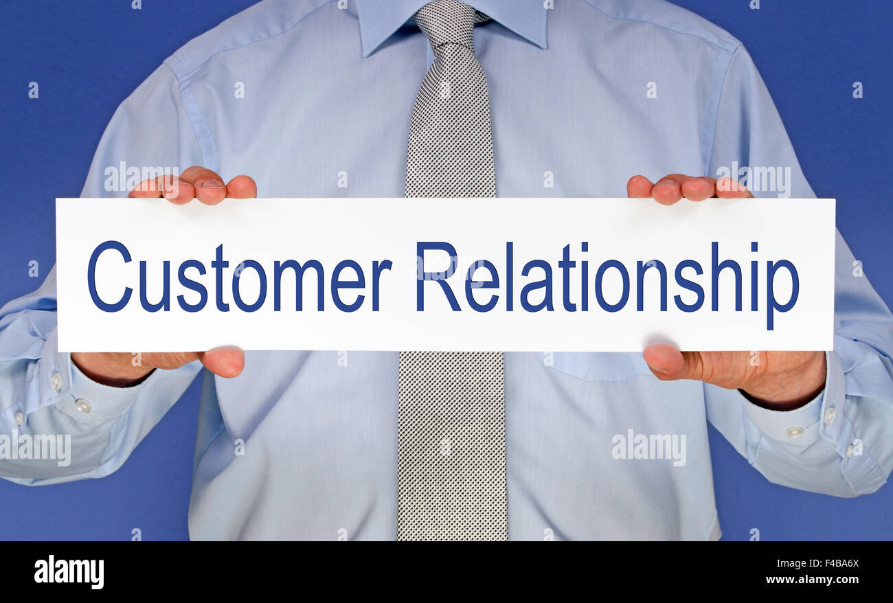 Customer Relationship Foto Stock