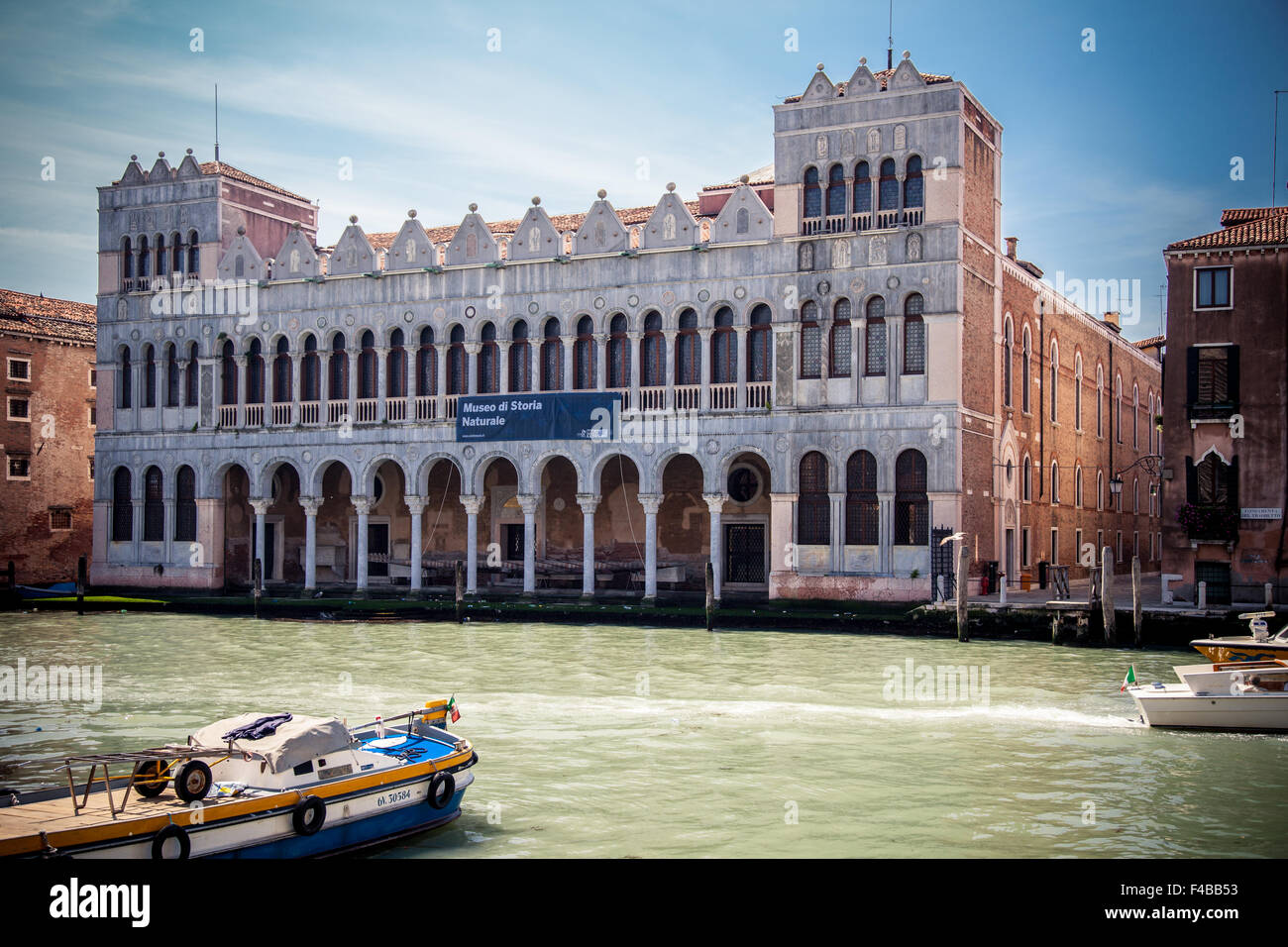 Fondaci dei turchi a Canal Grande a Venezia Foto Stock