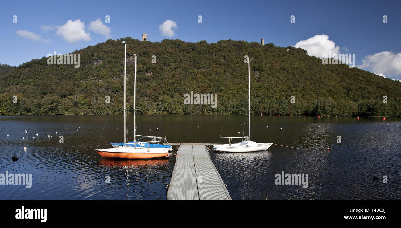 Hengsteysee, Herdecke, Germania. Foto Stock