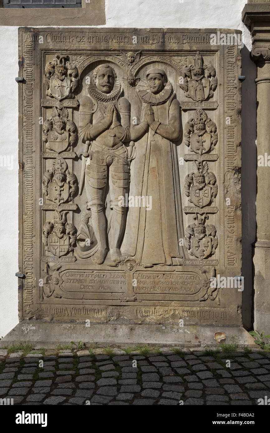 Dettaglio della parete di San Nikolai chiesa in Germania Foto Stock