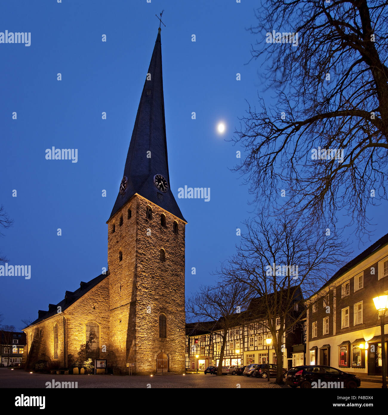 La Chiesa di San Giorgio, Hattingen, Germania. Foto Stock