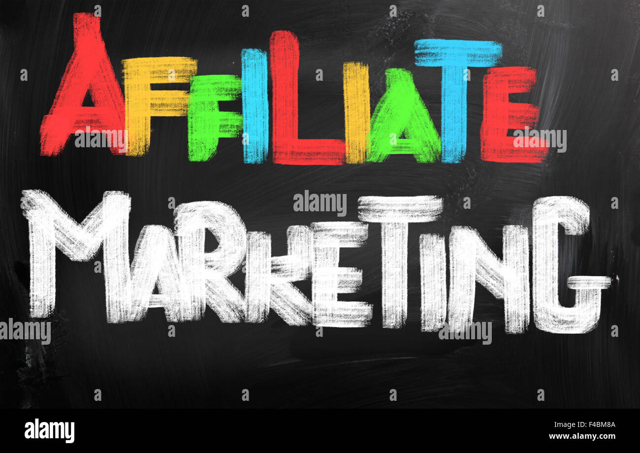 Affiliate Marketing Concept Foto Stock