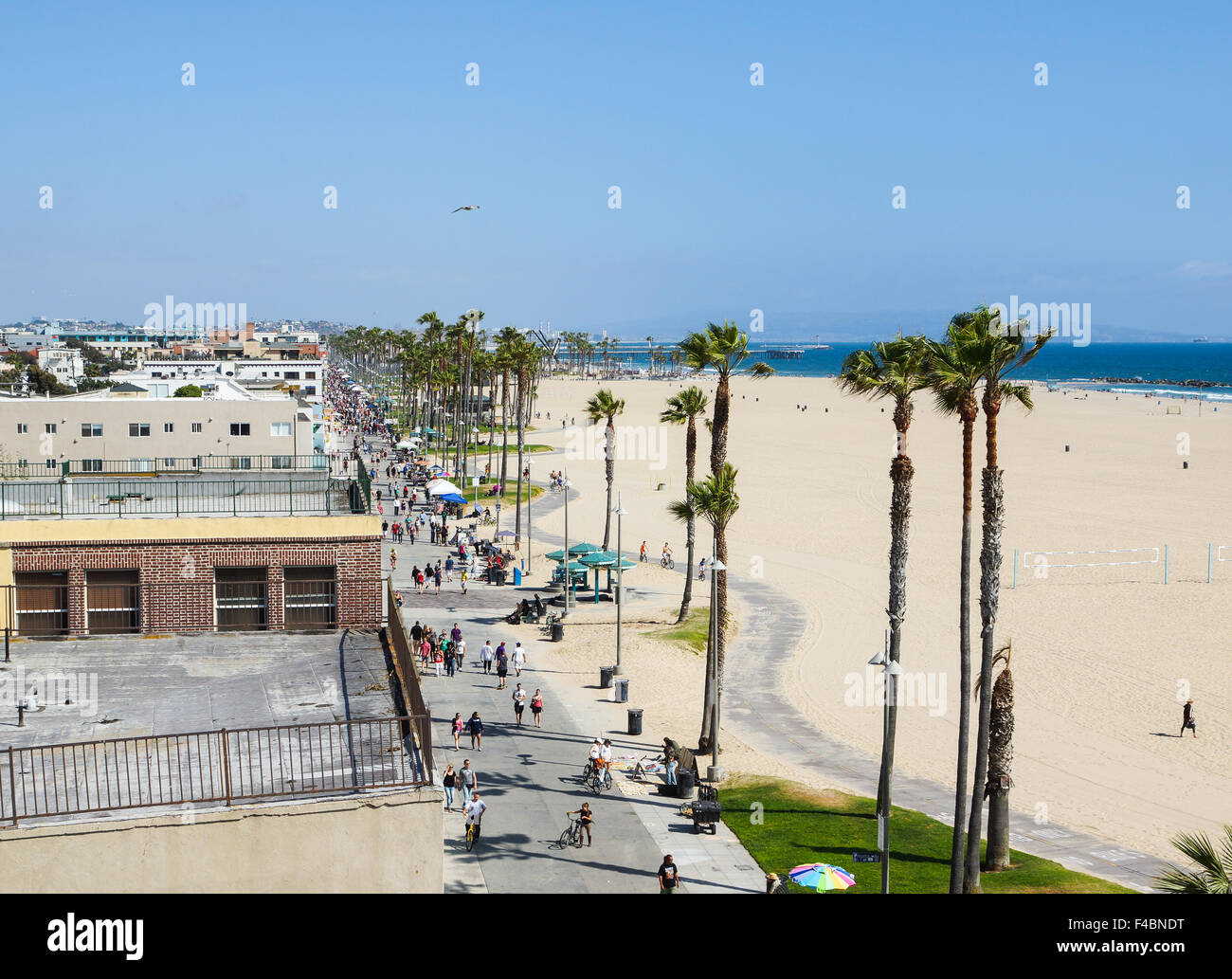 La spiaggia di Venezia L.A. Foto Stock