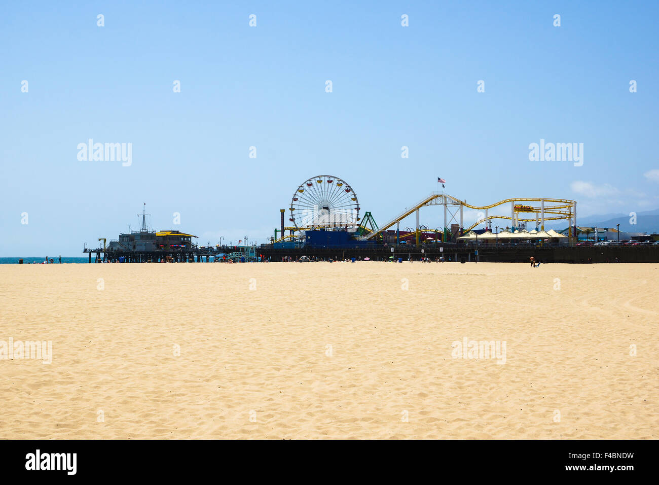 Santa Monica Pier Foto Stock