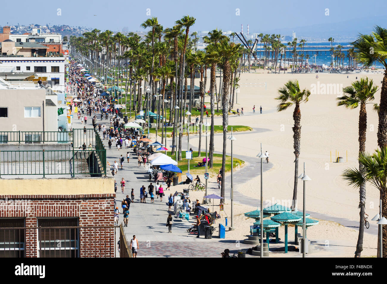 Venice Beach Boulevard Foto Stock