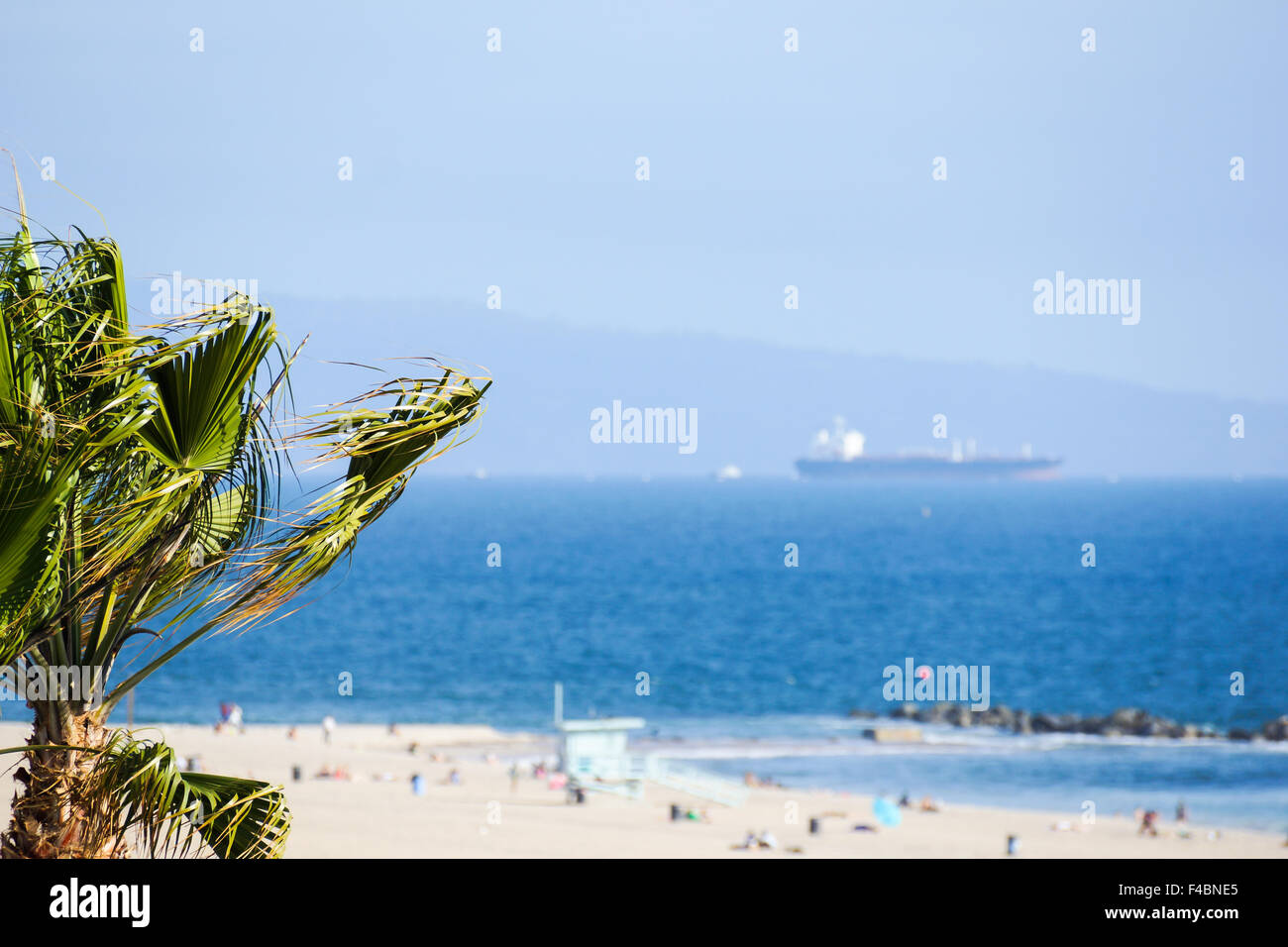 Los Angeles Oceanfront Foto Stock