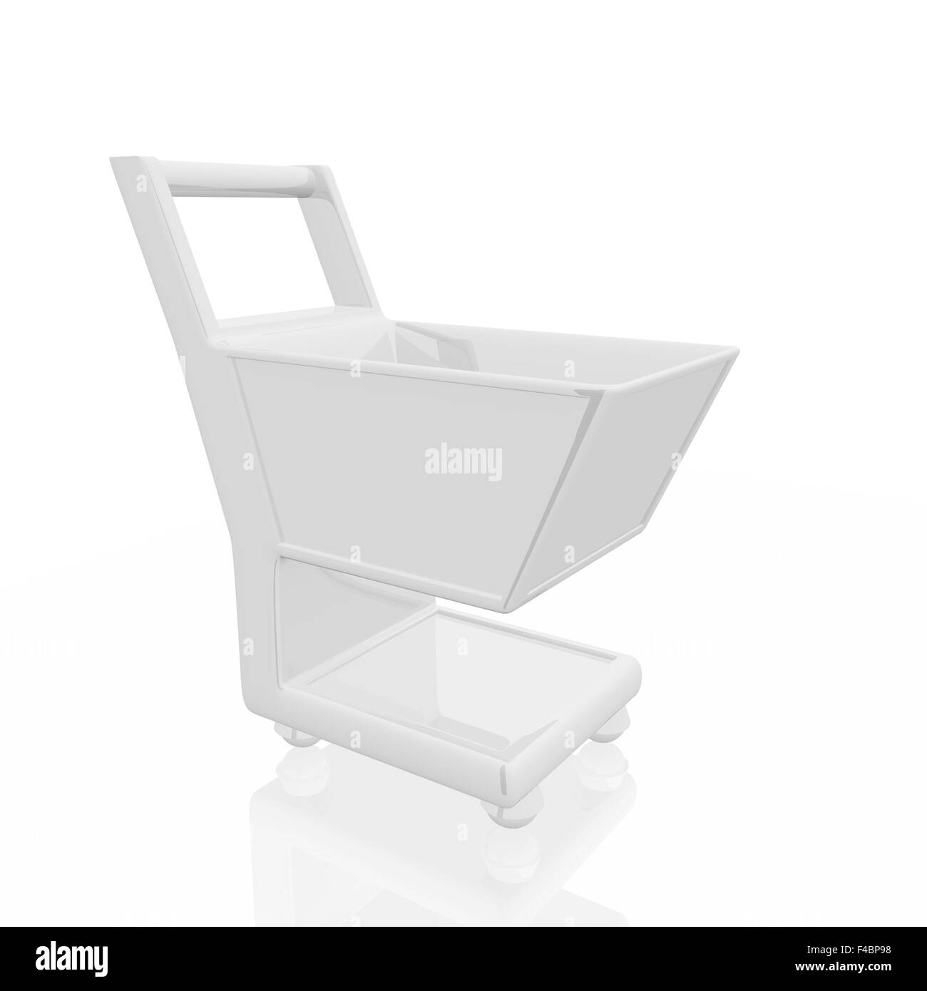 Semplice 3D Carrello Foto Stock