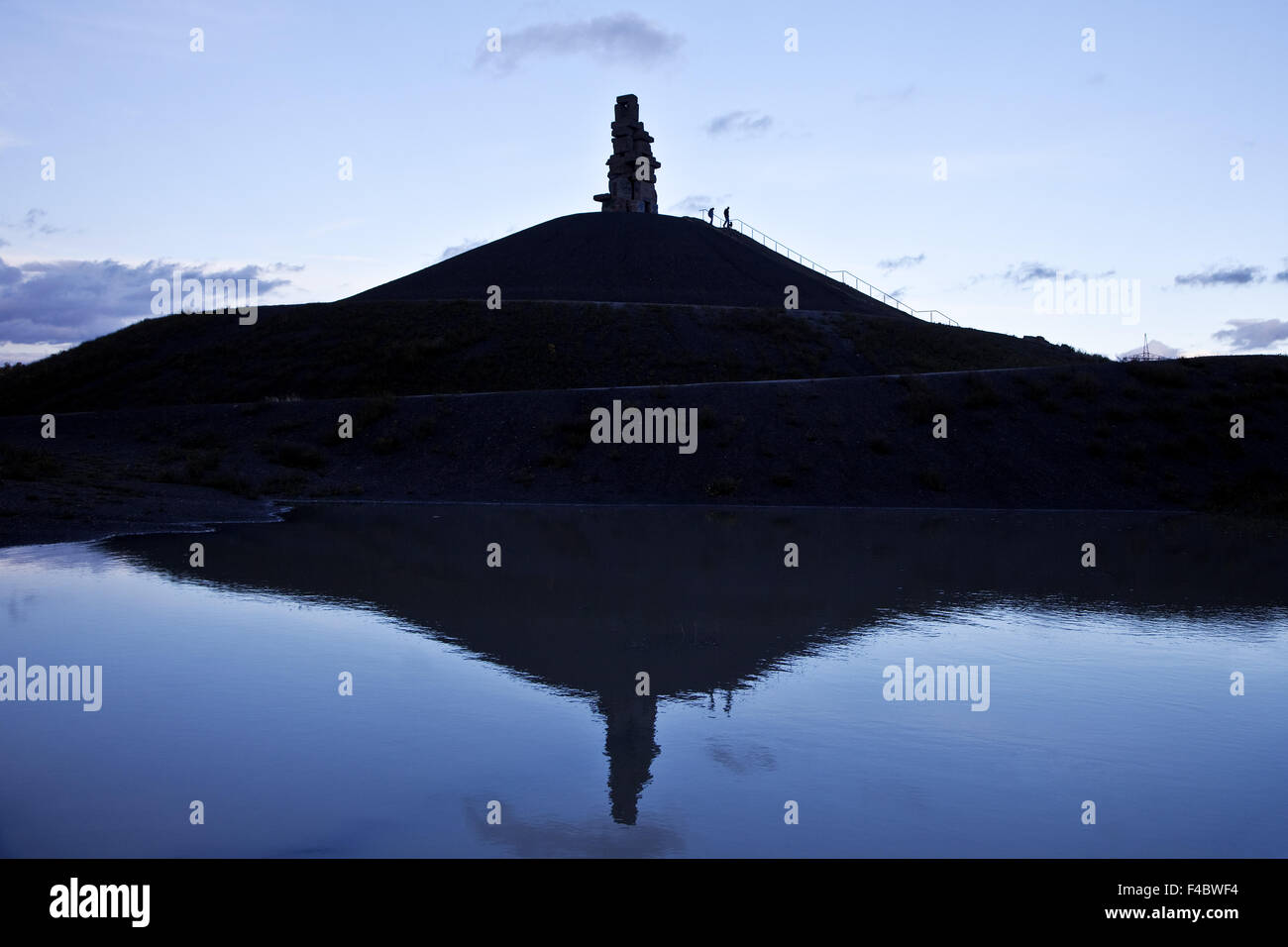 La punta Rheinelbe, Gelsenkirchen, Germania Foto Stock