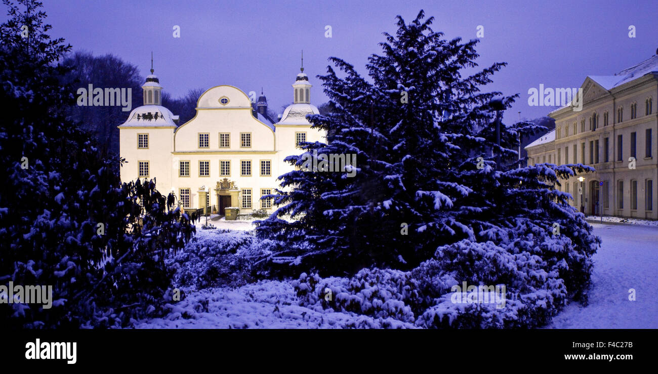 Il castello di Borbeck, Essen, Germania Foto Stock