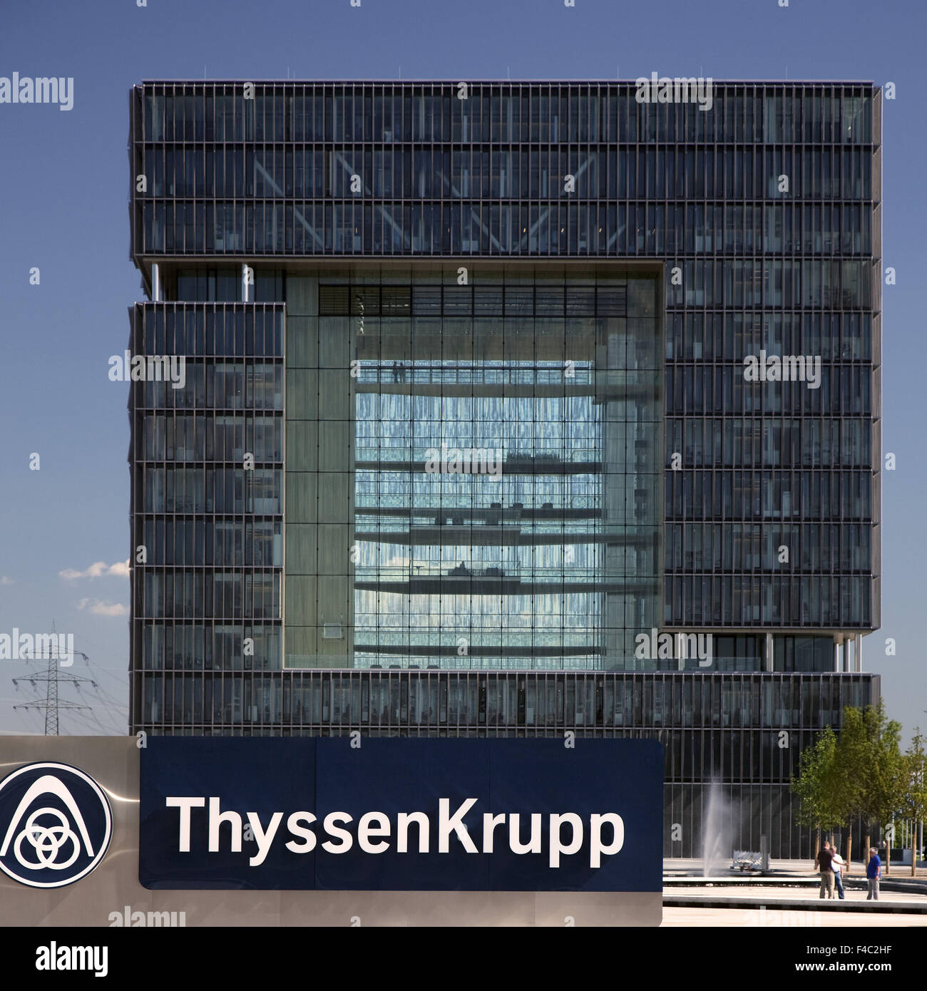 Sede TyssenKrupp, Essen, Germania Foto Stock