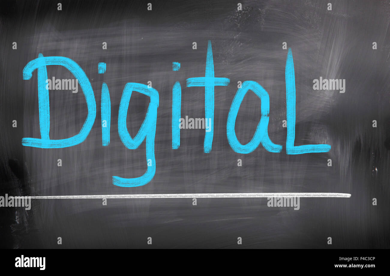 Digital Concept Foto Stock