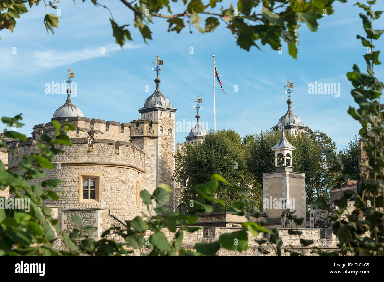 La Torre Bianca, la Torre di Londra, Tower Hill, London Borough of Tower Hamlets, Greater London, England, Regno Unito Foto Stock