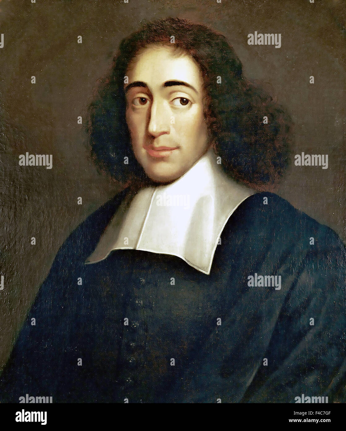 BARUCH SPINOZA (1632-1677), filosofo olandese. Artista sconosciuto. Foto Stock