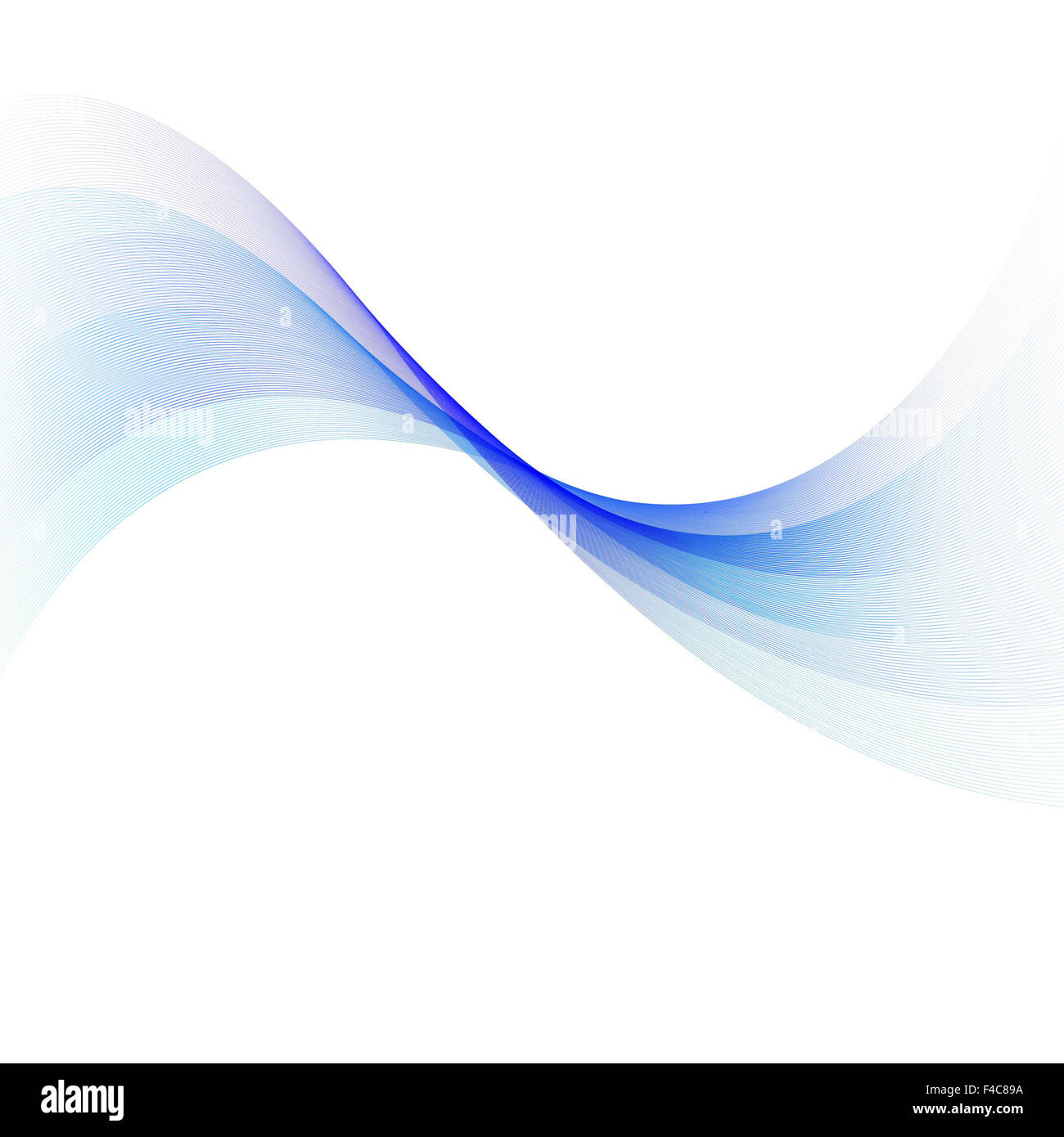 Abstract Linea Blu Foto Stock